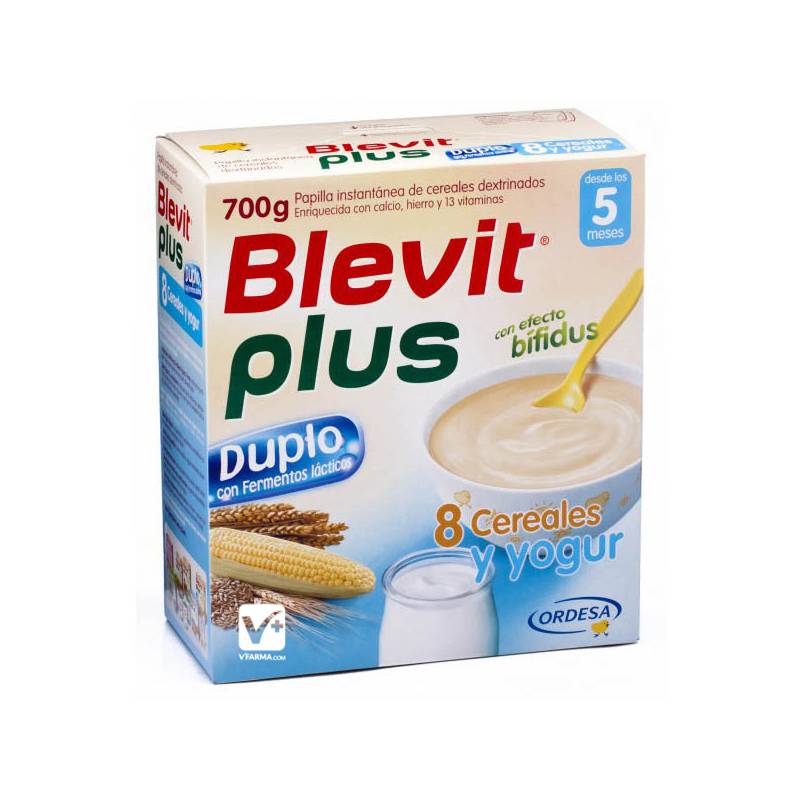Blevit Plus Duplo 8 Cereales y Frutas 600 gr